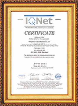 Сертификат IQNet, ISO 9001
